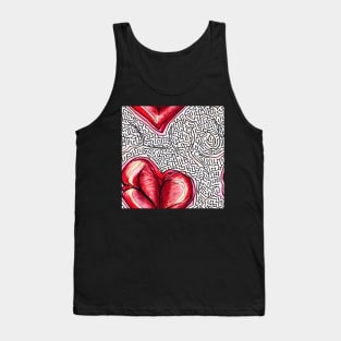 Heart Hidden In A Labyrinth Tank Top